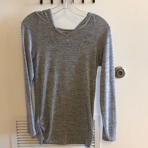 Grey fleece sweater